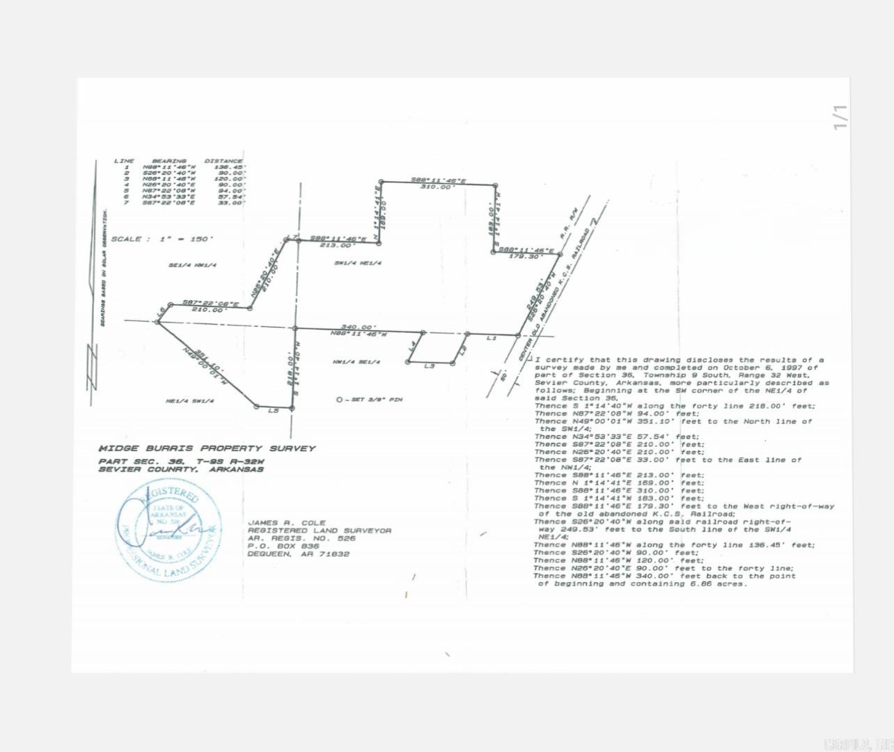 Metes & Bounds - Land