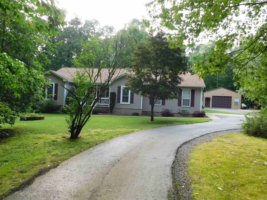 Available in Avilla!  This picture-perfect upgraded home, with separate shop and kennels, has been lovingly cared for and is ready for move in. Nestled on 1.88  level, partially wooded acres, the 3 BR, 2 BA home is surrounded by beautiful landscaping. Split BR arrangement.  Eat-in kitchen offers quartz countertops and excellent top-of-the-line appliances like Electrolux double oven and Bosch dishwasher.  Dining room is currently an office/study, and lovely master bath has been professionally remodeled. Energy efficient upgrades include argon-filled windows, radiant barrier, extra attic insulation, and resealed ductwork.  Below house is professionally encapsulated crawlspace with insulated floors and dehumidifier.  Home is wired for a generator, and garage floor is sealed. Fantastic 24 x 40 ft shop is insulated, heated and air-conditioned, with large work bench, and offers 3 indoor/ outdoor kennels. A dry 10-person underground storm cellar is included.  Perfect for his and her dreams.   *Agents, see Remarks.*”