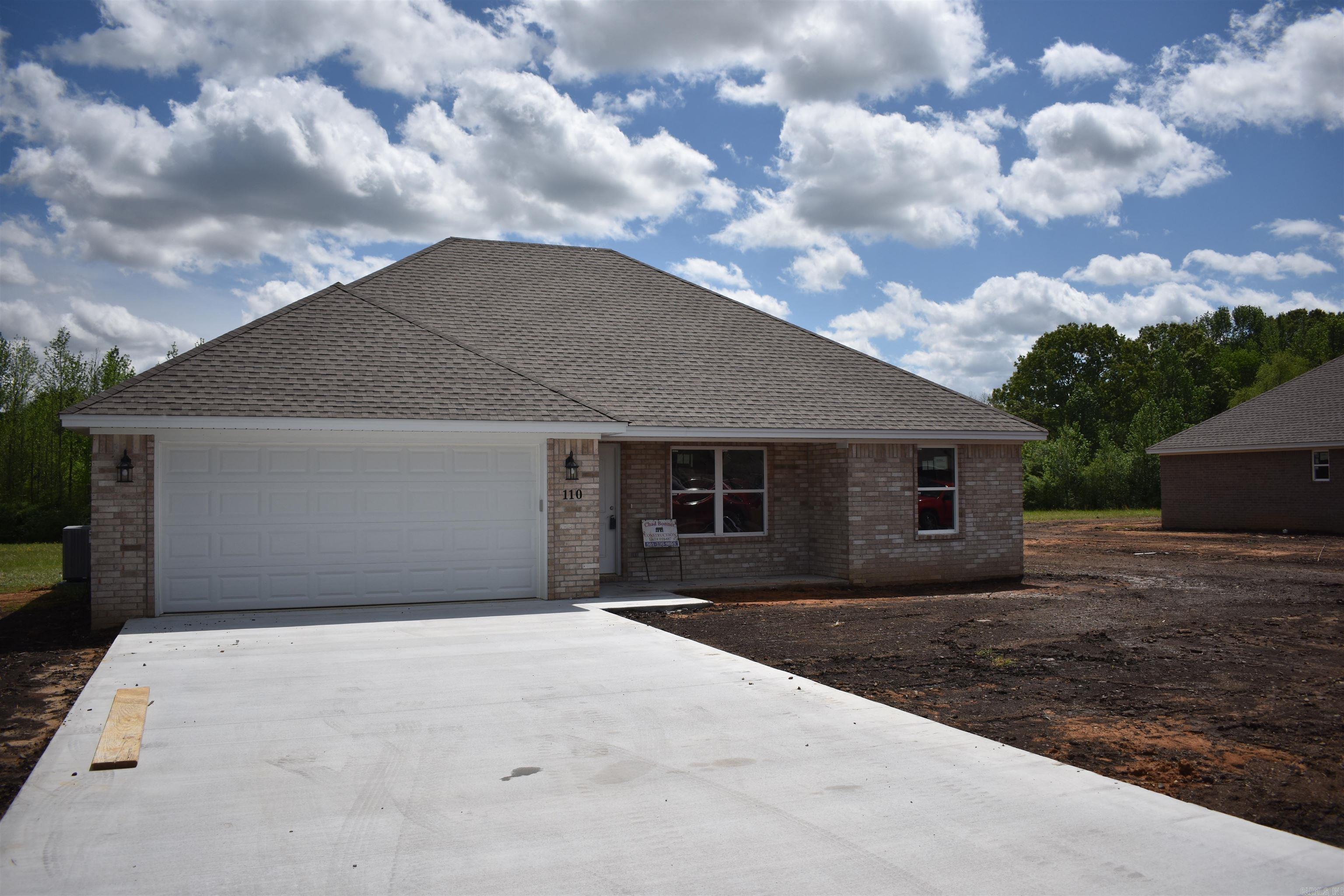 New Contruction under $200,000 WOW. These 3-bedroom 2 bath house is close to completion with the white cabinets in. The luxury vinyl flooring has been installed throughout the home. The granite countertops are installed. This home has 1301 sq ft. but feels much bigger. Take a look today