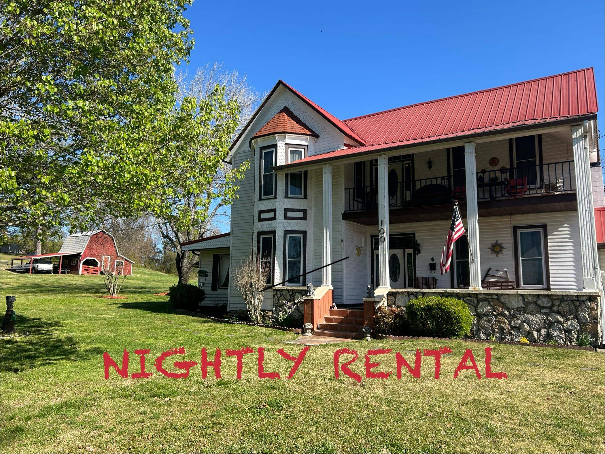 Nightly Rental! $175/night for two people (plus tax & fees) Come experience one of the oldest, well-maintained Victorian-style homes in Old Hardy Town! Positioned on top of a hill overlooking Hardy with a view of Rainbow Lake! Well-manicured lawn with lots of room to enjoy outside activities such as horseshoe pitching, beanbag toss or just relaxing around the campfire. This is a fully furnished home and is available to rent nightly or weekly. Home will accommodate up to 8 people. Parties & smoking are strictly prohibited. Owners occupy the attached apartment and will be on-site. There is a lot of history they would love to share with guests. Guests will have full access to main living area (excluding attached apartment & laundry) including fully-equipped kitchen, dining room, living room, man-cave, 4 bedrooms & 2 bathrooms. All nightly rates are based on two people. Additional charges per person per night plus taxes & fees. We do not provide any boating equip., but there are canoe/kayak rental places nearby. Main street offers numerous shopping & browsing opportunities with restaurants and an ice cream/candy shop! Loberg park has playground and walking trail along the river.