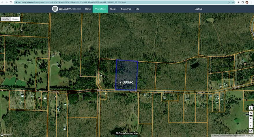 BACK ON MARKET...buyer's financing fell through. Sad for them, but maybe it's meant to be yours?! Beautiful wooded lot to build a house or use for any type of recreation.   Access land via easement road (located to left of property) and north end of property.    Call agent for details or questions.