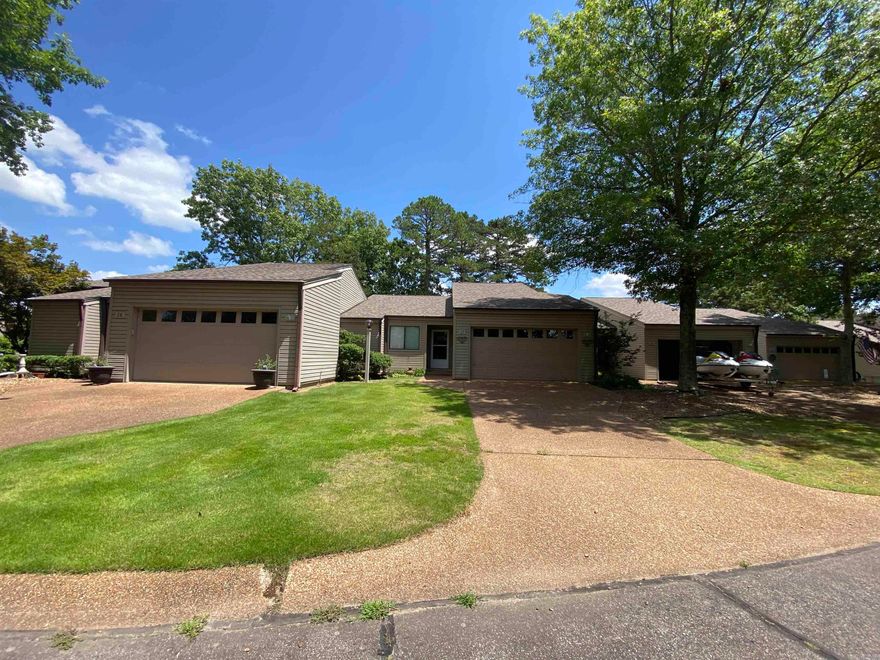 Beautiful remodeled condo with a lovely view of the 18th fairway on Indian Hills golf course. The moment you drive up to this beautiful condo you will be in love with the lovely landscaped courtyard that leads you to the enclosed entry way with shiplap walls and beautiful tile floors.  Then when you step into the front door you are greeted by luxury flooring that sweeps you into the vaulted ceiling greatroom with skylights, ceiling fan and a wood burning fireplace for those quiet nights at home.   The cook in the family will love the galley kitchen with open bar area for entertaining, stainless appliances, farm sink, and upgraded cabinets with soft close hinges.  The primary bedroom will not disappoint with upgraded lighting, his and her closets, double sink vanity with drawers and large marble shower with seat.  Thats not all stepping out onto your private deck overlooking the 18th fairway you will love the solitude.  Be the first to see you will not be disappointed.