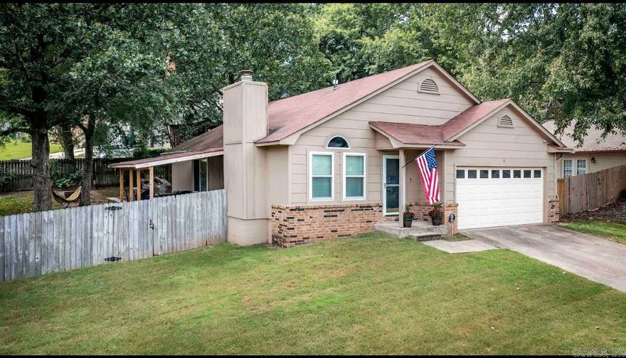 Immaculate, turn-key home on a spacious corner lot! Located on a quiet, one way in, one way out street with very low traffic. New roof 2020! Cozy living area with gas fireplace is perfect for entertaining. Neutral colors and low maintenance laminate and tile floors throughout. Primary bedroom is spacious and features en suite bath with large walk-in closet. Both auxiliary bedrooms also include roomy closets. The fully privacy fenced yard is an oasis with generous partly covered deck and shady trees. Large shed and gravel parking pad are tucked away behind the privacy fence with double gate for easy access.   This property has been functioning as a fully-furnished Airbnb. Willing to sell all decor and furnishings on separate bill-of-sale.