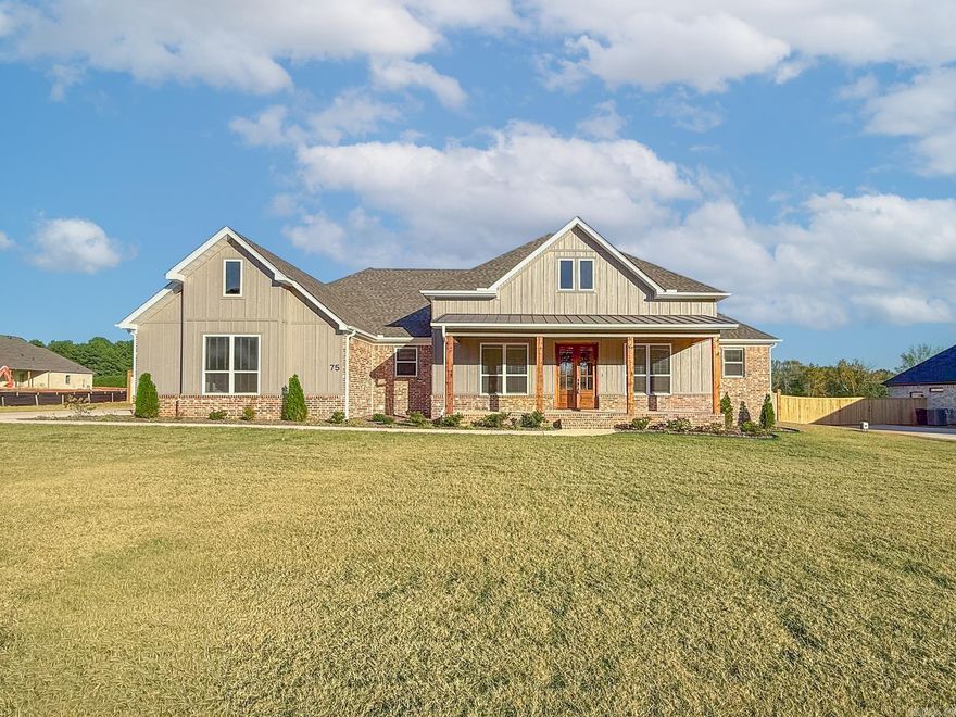 Better than new, in Augusta Estates! Featuring 3BR 2.5BA, office, very large pantry with sink and extra refrigerator space, open floor plan, stained trim accents, laminate flooring, gas fireplace in great room, huge covered back porch with gas fireplace, tankless water heater, gas cook top, 2 ovens, big walk in shower in primary bath with double vanities, soaker tub, 3 car garage on 1/2 ac lot. Lot is big enough for shop and pool. Augusta Estates has Rolling Hills Golf Course access! This home has only been lived in for 4 mouths. Improvements include, privacy fence, blinds, 2 refrigerators! Take a look today!