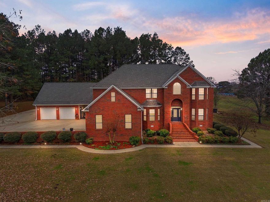 Discover an immaculate seven-bedroom retreat on 3.37 private acres, perfect for families needing room to live big, gather, and play. Updates include a French door refrigerator, fresh interior paint (2025), re-stained window sills (2024), all windows caulked (2024), and beautifully refreshed flower beds (2024). Enjoy a sparkling pool enhanced by a 2024 French drain, plus a 2022 concrete coating on the pool deck, breezeway, and back patio. The home and concrete were power washed in 2025, and the apartment steps were re-stained the same year. A new roof and dishwasher were added in 2023, and the front-loading washer and dryer remain negotiable. Inside, updated living spaces offer comfort, style, and exceptional storage. A spacious apartment above the 3rd/4th-car garage, accessed by a breezeway, is perfect for guests, teens, in-laws, or flexible bonus living. A rare blend of space, privacy, upgrades, and versatility—come experience it today!