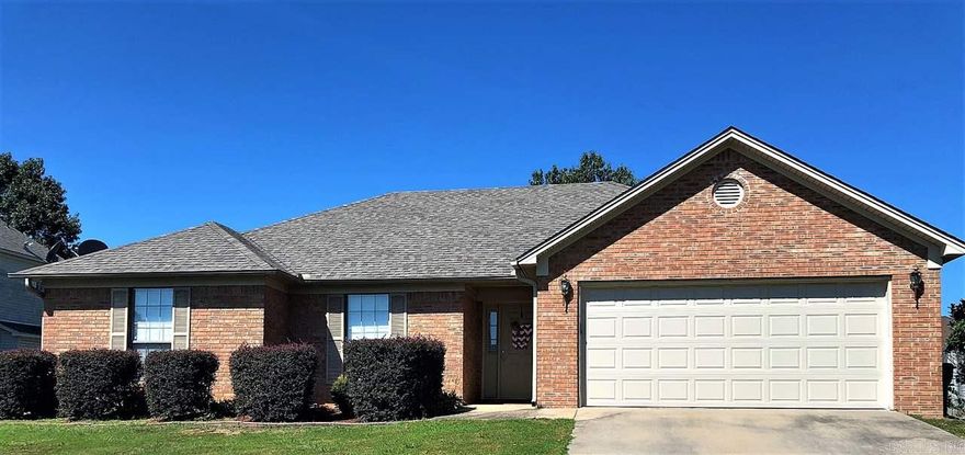 Please call to schedule viewing 24 hours in advance. You will absolutely fall in love with this charmer! The classic three bedroom home features an open floor plan, cathedral ceilings and fireplace in living room, two car garage, alarm system, washer/dryer connections, and a completely fenced back yard. Kitchen comes complete with stove/oven combo, refrigerator, and dishwasher. The large master comes with en suite bathroom that includes walk in shower and soaking tub.