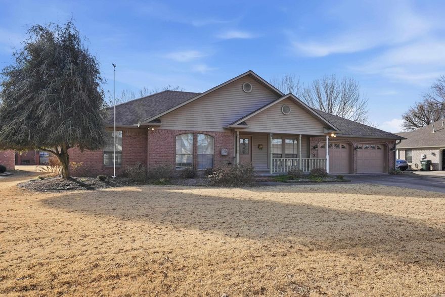 Welcome home to 7 Ginger Dr. This charming 3 bedroom, 2 bathroom home is the perfect place to settle in and make memories. You will love the eat-in kitchen, separate dining room, and all new luxury vinyl flooring throughtout the whole house;stylish, durable, and easy to maintain.  Cozy up by the gas fireplace on chilly nights, then step outside to the outdoor patio, ideal for family gatherings, grilling, and letting the kids and pets play. The fenced backyard offers privacy and peace of mind, making this home as functional as it is inviting. Large storage room in the garage for projects and tools. Sprinkler system. Warm, welcoming, and ready for your family.