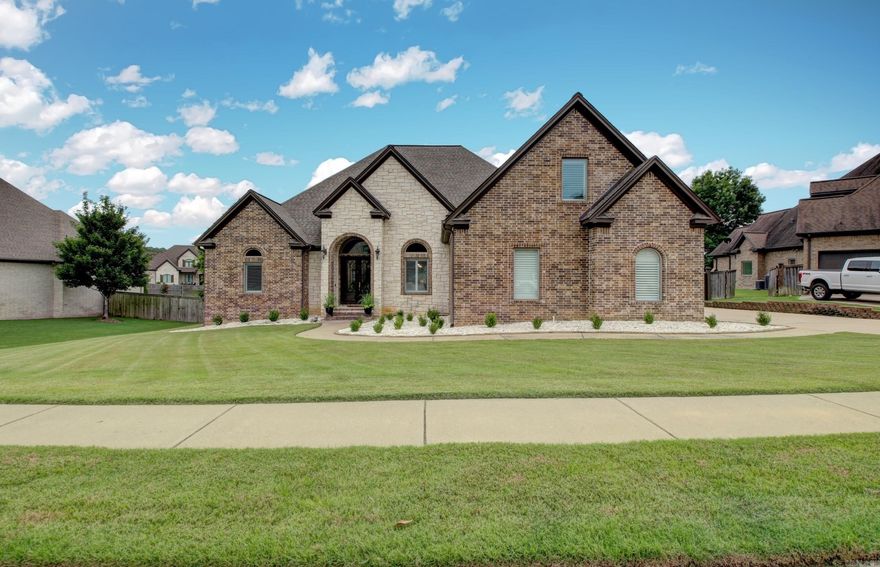 5 BR/4 BA home in Hurricane Lake Estates in gated Westshores. Lives like a 1 level! Hardwoods throughout main level with tile in wet areas. Carpet in 2 of the downstairs bedrooms, on stairs and in upstairs bedroom. Granite counters throughout. Plantation shutters on all windows & extra crown moldings. Primary suite has custom 12-14’ ceilings, separate vanities, a large walk-in closet and access to covered back patio. Front bedroom also makes a great office and has its own full bath in the hallway. Living room has a remote-start gas fireplace surrounded by limestone with cedar mantel & pre-wired AV. 2 dining areas. Chef’s kitchen has tons of cabinets, gas stove, 2 pantries & breakfast bar. 3 car side-load garage w/ built-ins has entry into a mud room that leads to a large utility room with lots of cabinets, utility closet and a sink. 2 additional bedrooms on the main level share a jack-n-jill bath, both have walk-in closets. Upstairs is the 5th bedroom with its own full bath and walk-in closet. The 5th bedroom also makes a great game room! 2 walk-in, floored attic spaces. Back patio features outdoor kitchen, TV, extra lighting and a little lake view! Generac, whole house generator.