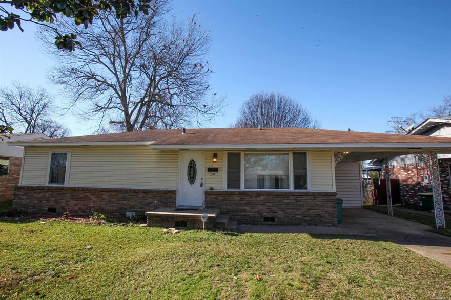 Cute 3 BD in North Little Rock in the Prothro area. This home has a partially fenced yard with plenty of shade and a carport. Eat-in-kitchen that is perfect for family dinners. The lease for this property is for 2 years with a 3% increase after the first year. Income has to be 3x the amount of rent. NO SECTION 8.   **ALL PROPERTIES MAY NOT BE MOVE-IN READY**