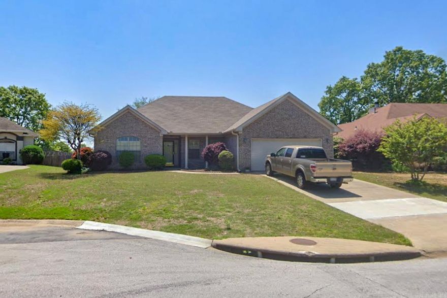 Tucked away at the back of Austin Lakes Subdivision, this home offers added privacy with a single point of entry and exit, while still being conveniently located near schools, highway access, restaurants, and shopping. This cozy home features a desirable split floor plan designed to meet your family’s needs. The open living room includes a gas-log fireplace and flows seamlessly into the dining area. The spacious eat-in kitchen offers a breakfast bar, new microwave, and pantry. The bright and airy primary bedroom features tray ceilings and fresh paint. The primary bath includes a walk-in closet, new flooring, double vanity, and a jacuzzi tub/shower combo. A laundry room with storage adds convenience. Additional updates include a new hot water tank and a roof replaced in 2020. Two secondary bedrooms are located on the opposite side of the home and share a full bathroom—one bedroom features a built-in desk and walk-in closet. Step outside to enjoy the flat, fully fenced backyard with a great deck, perfect for entertaining or relaxing outdoors.