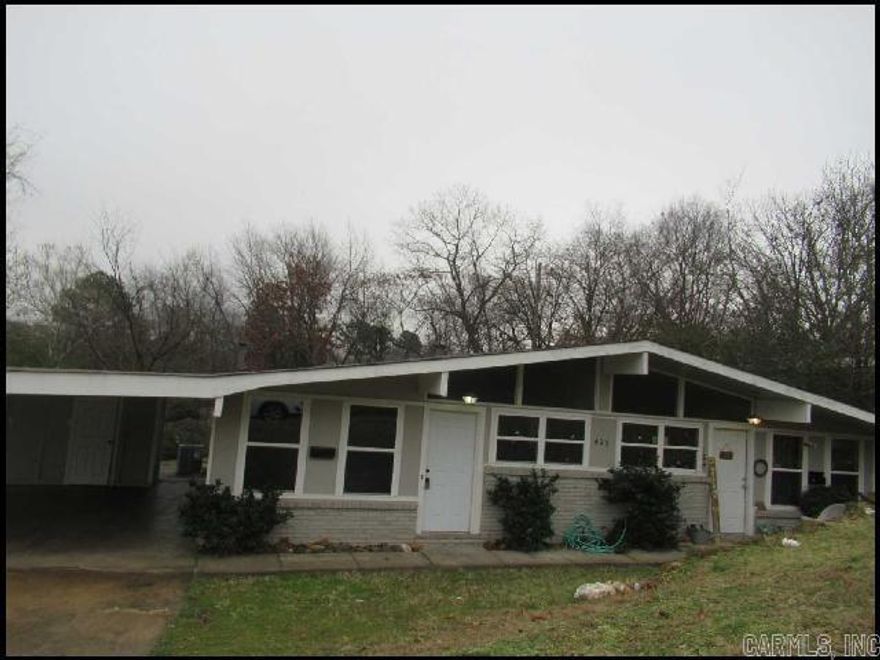 *NORTH LITTLE ROCK* CHARMING DUPLEX IN HIGH SIERRA SUBDIVISION!! This 2 Bed, 1 Bath Unit Features 1000 Square Feet! Range and Refrigerator Included(As-Is)! Vinyl Flooring Throughout! Carport For Parking! AVAILABLE EARLY JUNE 2026!!!