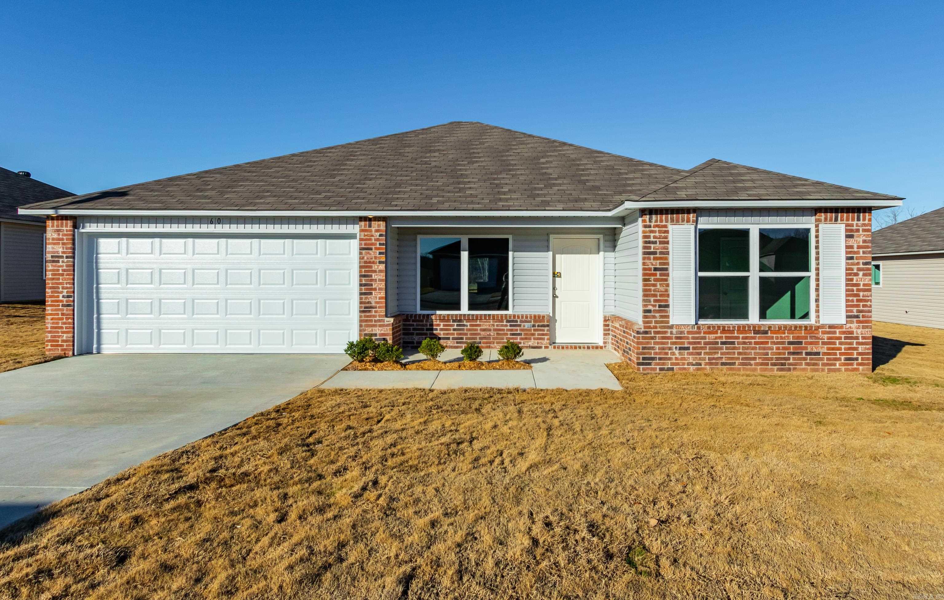 The Carnegie II is one of the best-selling 4 bedroom plans. It makes great use of every square foot of space with an open concept plan. The bedroom at the front of the home is perfect for use as a bedroom, craft room, office, flex room, and more! Thoughtful upgrades included: soaker tub/shower combo in Master bath, toilet upgrade, plumbing faucet upgrade 2, 8" deep Kitchen sink, door bell, added cable jack, 16" laminate bar top in Kitchen, Luxury Vinyl Plank flooring in wet areas and Living Room and adjacent hallways, raised ceilings in Living Room per municipal requirements, full sod, microwave hood in Kitchen, smooth top range. THIS HOME IS SCHEDULED TO BE COMPLETE IN MID DECEMBER. PLEASE NOTE: The mailing address for this property is Cabot. The city that governs this neighborhood is Ward. The community is located in the Cabot School District.
