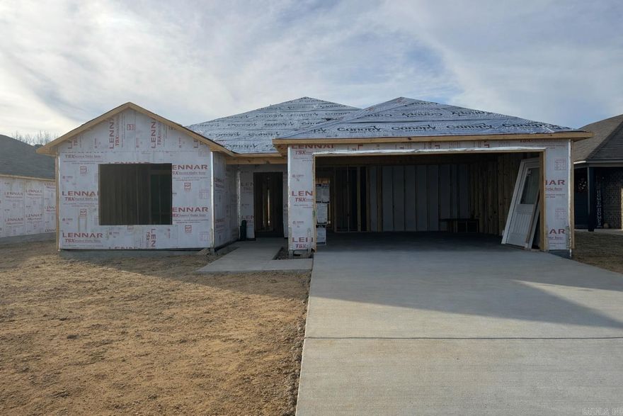 The Roselyn plan prioritizes comfort, functionality, and aesthetic appeal. This home features an open floor plan with 4 bedrooms, 2 bathrooms, an expansive living area, a striking eat-in kitchen fully equipped with energy-efficient appliances, and an island perfect for the adventurous home chef. The open floor plan is a popular layout that provides a sense of spaciousness and connectivity between different living areas. Learn more about this home today!   **SEE SHOWING REMARKS & AGENT REMARKS FOR IMPORTANT INFORMATION**