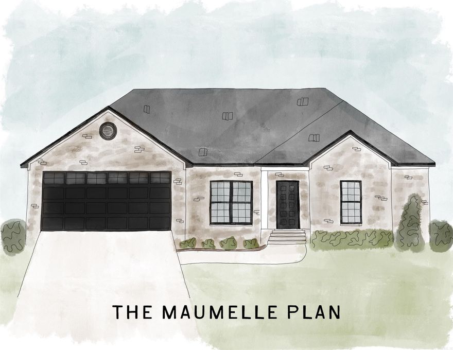 Welcome to your beautiful brand new home! This home is built for living by Thomas Long Homes. This is our popular Maumelle plan. It features all the qualities of your dream home - 4 bedrooms, 2 full baths, open concept floor plan, large kitchen, and more all for under $300,000! There is still plenty of time to customize this home, so reach out to us today! Estimated construction completion middle of March.