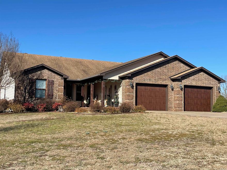 This Large 4bd, 2.5ba home with 30x40 shop has so many great features! Offering a formal dining room, split floor plan, 18x26 living room with space for entertaining, 14x18 laundry room with half bath. Master bath has oversized step in shower, his and hers closet and an 8x16 certified safe room. One side of the garage is longer (24ft), making it feasible for large vehicles and has an "elevator" for raising/lowering totes into the attic! The shop is 30x40 with high sidewalls, insulated walls, ceiling and overhead door. It also has 110 and 220 electricity and a separate water meter for outdoor use. The back yard is fully fenced. This home could be just the place for you to raise a family, entertain and have a great shop building!