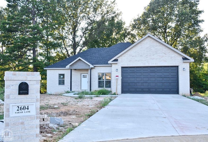 HIS new construction is NOW COMPLETE! All-brick home for sale in a growing area, offering the perfect combination of comfort, style, and location. This home is surrounded by shade trees that provide a serene and welcoming atmosphere at the end of a cul-de-sac. As you step inside, you'll immediately appreciate the flow of the semi open floor-plan, 10ft ceilings, and Luxury VP flooring throughout. The dining room features large windows that flood the room with natural light, highlighting the quality craftsmanship and attention to detail. The kitchen has sleek granite countertops, ample custom cabinet space, and stainless steel appliances. There is an eat in kitchen area in addition to the dedicated dining room. The home has three bedrooms, including a master suite with a stand alone shower and soaker tub. With the split floor-plan you'll find the two additional bedrooms are on the opposite side of the home. Step outside onto the covered back porch and enjoy a peaceful time in your own backyard. This is a high-quality and energy-efficient home. Don't miss your chance to make this stunning property your own! This home may qualify for ZERO down 100% financing!