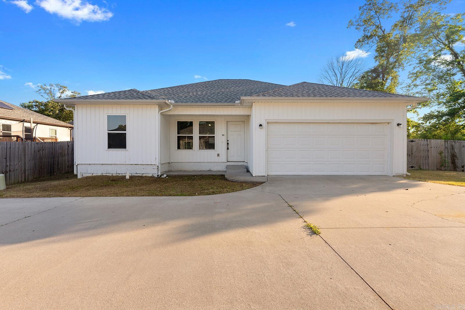 If youāve been waiting for the right opportunity, this is it. 31 Woodhaven offers 3 spacious bedrooms, 2 full baths, and an open-concept layout with stylish LVP flooring throughout. Built in 2021, itās practically new and low maintenanceāideal for first-time homeowners or investors seeking a reliable rental. Located near Little Rock AFB, shopping centers, and major highways, this home is positioned for both lifestyle and value. Call now for your private showing.