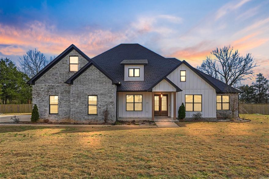 Tucked away at the end of a quiet cul-de-sac in one of Greenbrier’s most sought-after neighborhoods, 22 Morris Court is the kind of home that rarely hits the market—especially at this price. Built in 2022 and sitting on a 1.19-acre lot, this 4 bed / 4 bath beauty offers 3,096 sq ft of space designed for both everyday comfort and entertaining. Step inside to find a warm, inviting living area featuring a gas fireplace with custom built-ins, plus gorgeous countertops and finishes that make the kitchen and main living spaces feel elevated and move-in ready. Upstairs, you’ll love the huge bonus room complete with a closet and full bathroom—perfect for a game room, guest suite, home office, or a private retreat. Outside, enjoy the freedom of a fully fenced backyard with room to play, relax, and spread out. Add in a 3-car garage, plenty of storage, and a layout that just makes sense, and you’ve got a home that checks all the boxes.  This one is a steal for the price, and the sellers are ready for the next owners to come in and make it home. Don’t miss your chance, homes like this don’t come available often!
