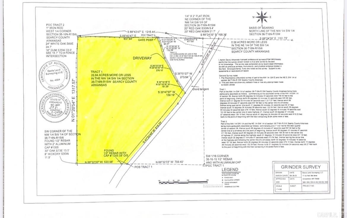 Great opportunity with over 800 feet of nicely paved Highway frontage! Just minutes from the Buffalo National River, Ozark National Forest, Sylamore WMA, Loaferās Glory WMA, and the White River, offering endless opportunities for outdoor recreation. This land is waiting for someone to come develop it! Prime opportunity for a residential or commercial development. Electricity and water at the road. Property address is not actually 10000, it's just like that for listing purposes. These 26.94 Acres are being sold from Parcel #001-03702-009.