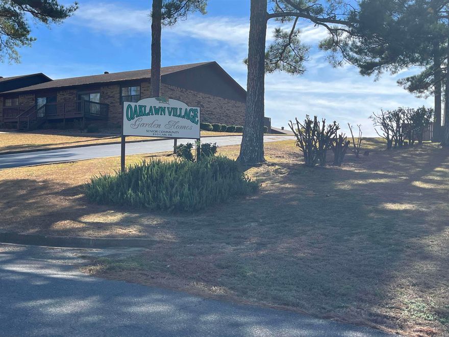 Welcome to this spacious 2 Bed 2 Bath condo in the 55+ Community of Oaklawn Village.  This home features new vinyl plank flooring in most rooms, a new refrigerator and new dishwasher.  You'll enjoy the large deck just off the living room overlooking the beautiful park like setting as well as the private front patio.  The location of this condo is fantastic, with convenient access to all of Hot Spring's dining, medical and entertaining establishments.  The refrigerator, washer and dryer convey. Call me to see this one today.