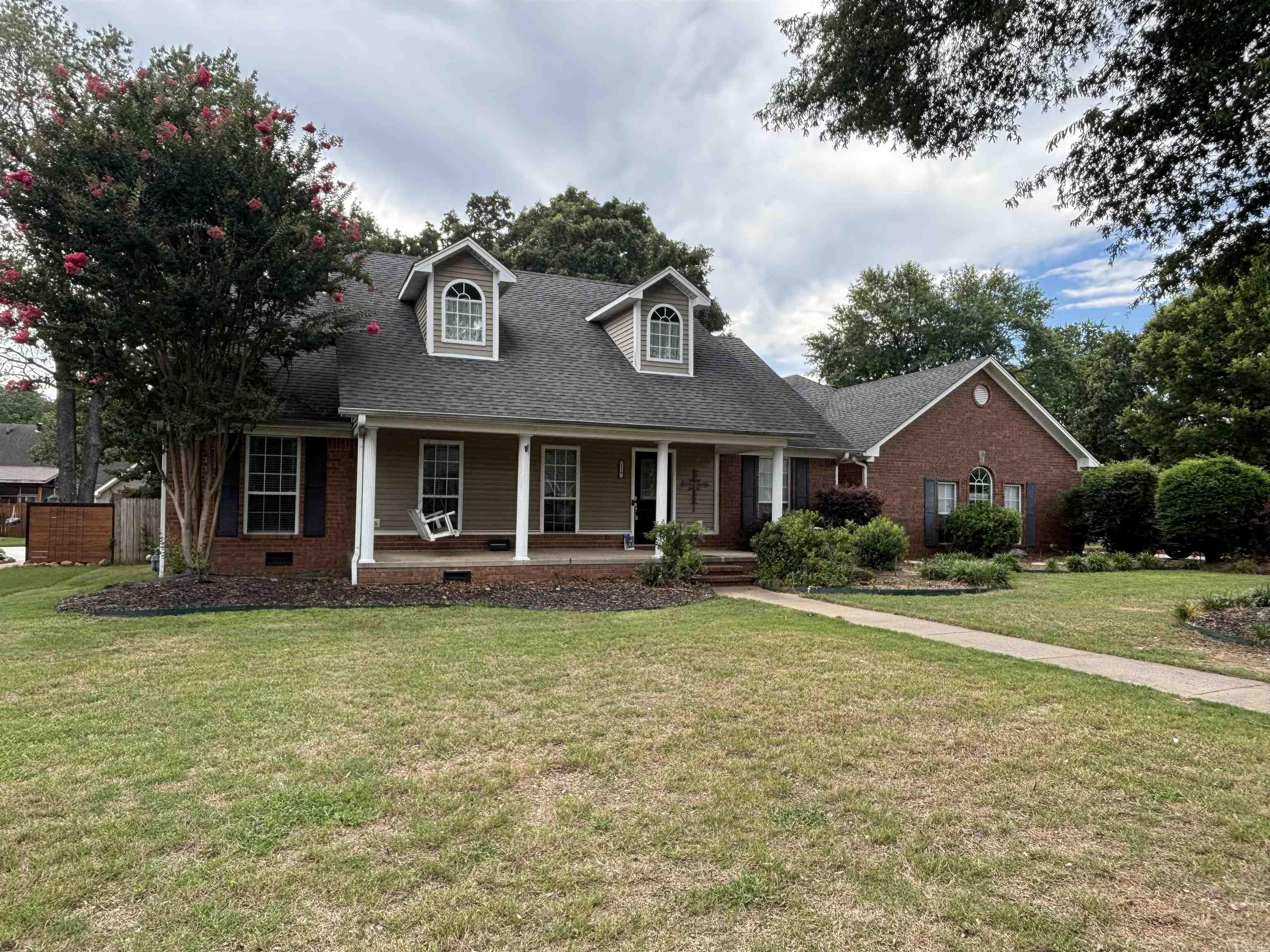 This all brick home is located on a cul-de-sac in the Dallas Subdivision. Home features include a safe room, split floor plan, office / flex space, large backyard and 3-car side entry garage. Location is prime for shopping, schools and walking trail access.