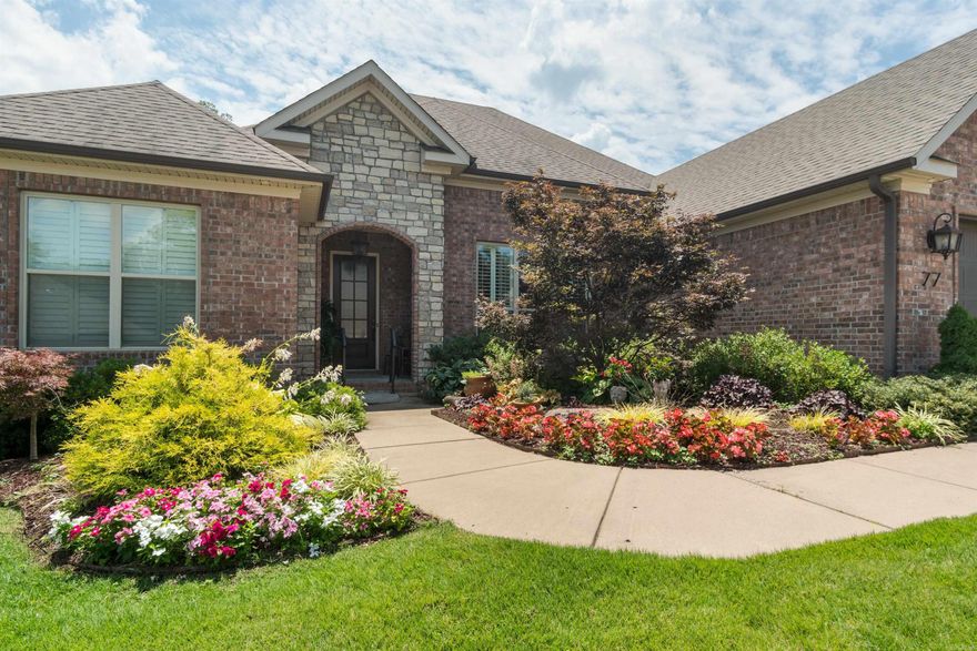 Beautiful single-family home nestled in the back of Chalamont Place subdivision. You'll be met with meticulous landscaping in front and enter into a home with high-end finishes throughout. Stepping into a spacious living room, this split level floor plan includes a kitchen with high end appliances and pantry for storage, eat-in dining with breakfast bar, and formal dining area. The master suite has vaulted ceilings and a bathroom with dual vanities, soaking tub, and a separate walk-in shower. Three additional bedrooms on the other end of the home offer separation and an appointed full bathroom. Outside, the covered patio leads directly onto an expansive deck to expand living space outdoors. The large backyard is fully fenced with professional landscaping and a large dry bed creek.