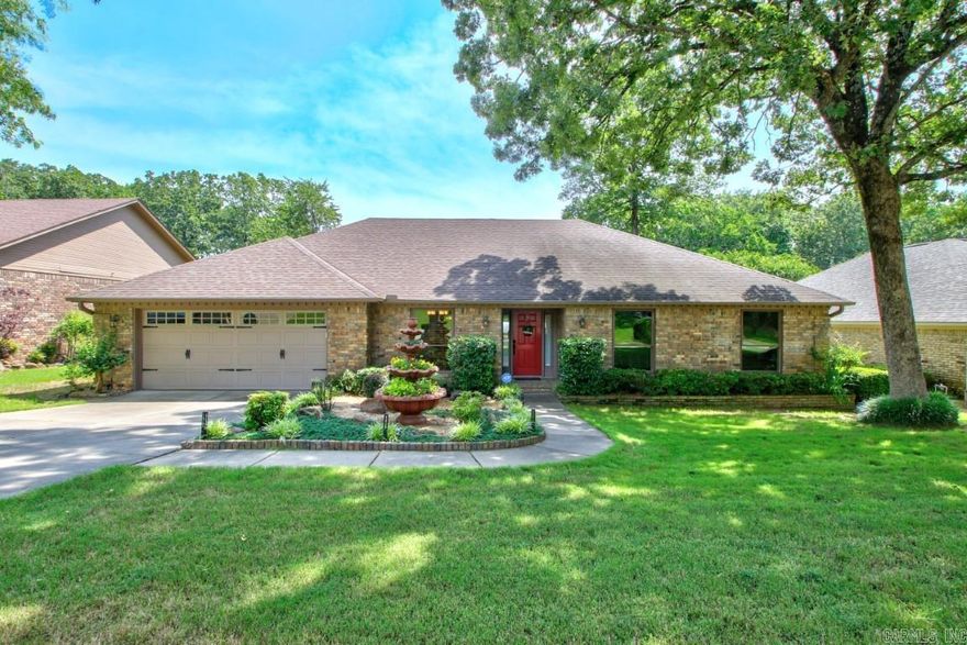 Welcome home to 8224 Windsor Valley Drive in North Little Rock's popular Windsor Valley neighborhood.  This meticulous 4 bedroom home, all on one story, features many updates and amenities such as new wood and stone flooring, new HVAC system, new windows, new paint, new stove top, laundry room sink, etc.  Features beautiful landscaping with a backyard oasis.  Includes 2 walk in closets in master bath, pantry in kitchen, workshop room inside the garage, and sunroom with the bar and stools conveying.  You will enjoy the neighborhood's annual Christmas Luminaries!  Location is on a circle drive with no thru traffic.  Peace and quiet, yet only minutes from all amenities.  See showing remarks.