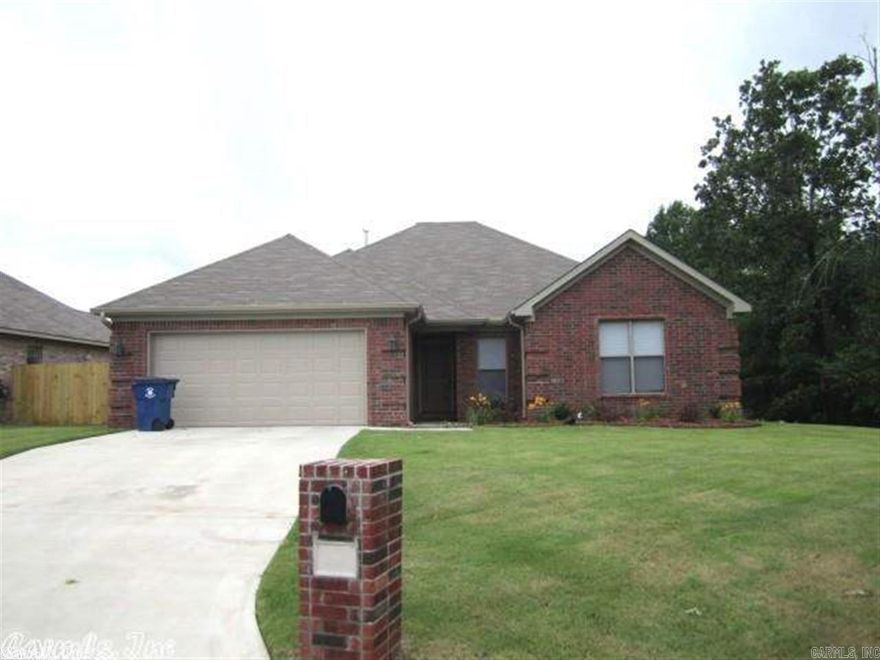 Elegant 10 Ft. Ceilings..  Wood burning Fireplace.. Luxurious Master Bath w/Jetted Tub, Walk-In Dual-Head Shower, Double Sink Vanity, His & Hers Walk-In Closets.. Kitchen Features Stainless Steel Appliances & Premium Counter tops... Intricate Crown Molding...  Backs up to peaceful water feature... Partially Covered Back Patio.. **$500 Pet Fee... Landlord is licensed real estate broker in Arkansas