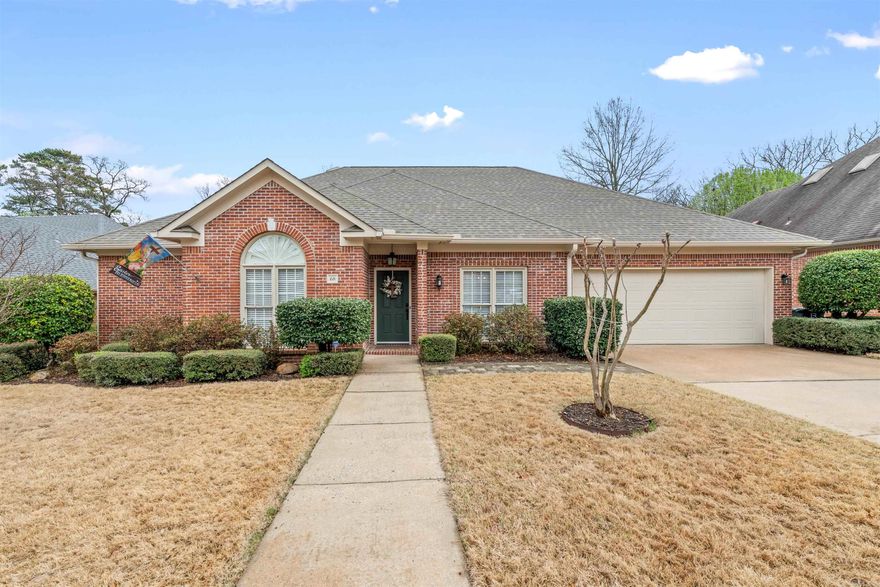 Chenal living at its finest! This one-level Aberdeen home features four bedrooms and two and a half baths. Privacy is enhanced with the primary suite separate from the additional three bedrooms. As an added bonus, one of the remaining bedrooms is also separated from the others, offering a true guest room option. Enjoy the sunroom during spring days and the remote controlled gas log fireplace in winter. Step outside to the deck overlooking the fully fenced backyard. A flat driveway adds convenience. Well-maintained with updates, this home offers the ideal blend of comfort and luxury in Chenal.