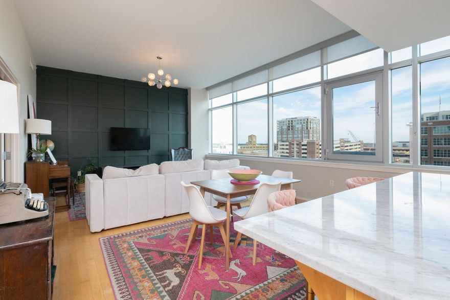 Looking for a big city feel in Little Rock? Look no further than this reasonably priced condo in the downtown 300 Third Tower. The one bed, one bath open floor plan condo boasts incredible views, hardwood floors, a custom designed wall, natural granite counter top, and stainless steel appliances.   Included in the purchase of this condo is a 24 hour concierge, (the friendliest in town!), community pool, hot tub, gym, dog run, roof top party room, and terrace with Arkansas River views. You will have a gated and secure parking space right in downtown, allowing you access to walk anywhere without worrying about parking. HOA covers water, trash, gas, and pest control- electricity charges are added monthly to HOA. Agents please see remarks.