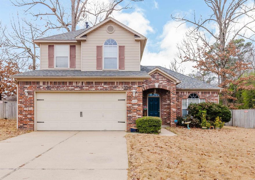 This charming 2-story traditional home offers a functional layout in the perfect location! The main level features a half bath, 2 inviting living spaces, laundry room & a dining area just off the kitchen, which is perfect for everyday living or entertaining. The open kitchen has SS appliances, plenty of counter & cabinet space, a breakfast nook & breakfast bar. The cozy living area off the kitchen has a gas fireplace & can be used as 2nd living room, playroom, office, etc. The staircase overlooks the family room, creating an open, airy feel. All 3 bedrooms are conveniently located upstairs, along with 2 full baths, creating a private retreat separate from the main living areas. The primary bath has double vanities, separate soaking tub & walk-in closet. Step outside to enjoy a screened-in porch and an open deck, all overlooking a fully fenced backyard with a treehouse, swingset, and a small storage shed. Dual-zoned HVACs w/ downstairs HVAC replaced in 2025 &  upstairs replaced in 2019. Roof replaced in 2025.