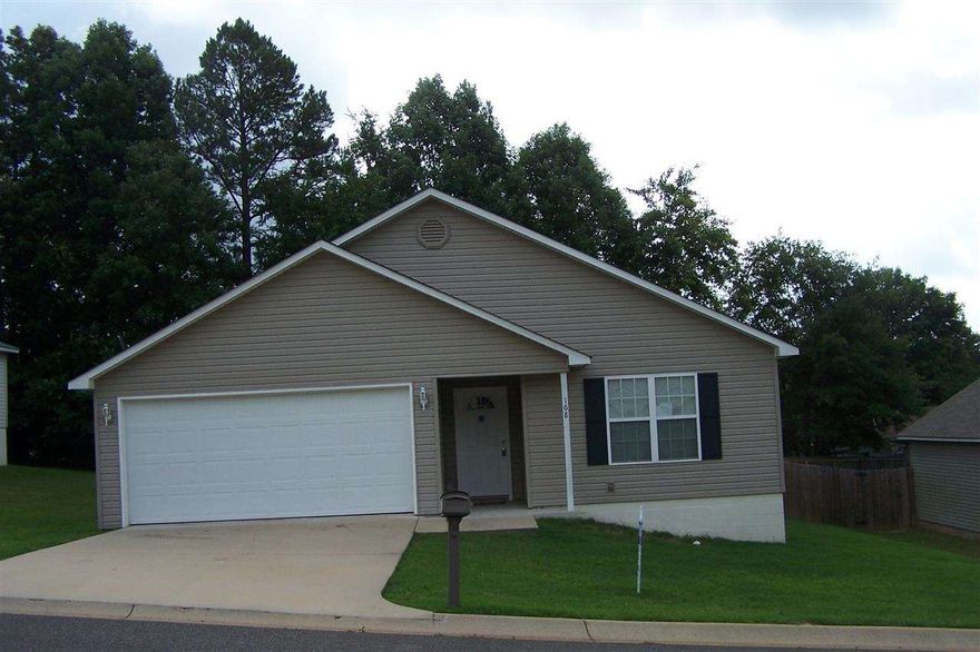 Nice clean home.  3 Bedroom, 2 bath with 1251 sq foot.  Large open great room flows into the dining and kitchen.  Low maintenance yard.  This would be a great home to raise a family.