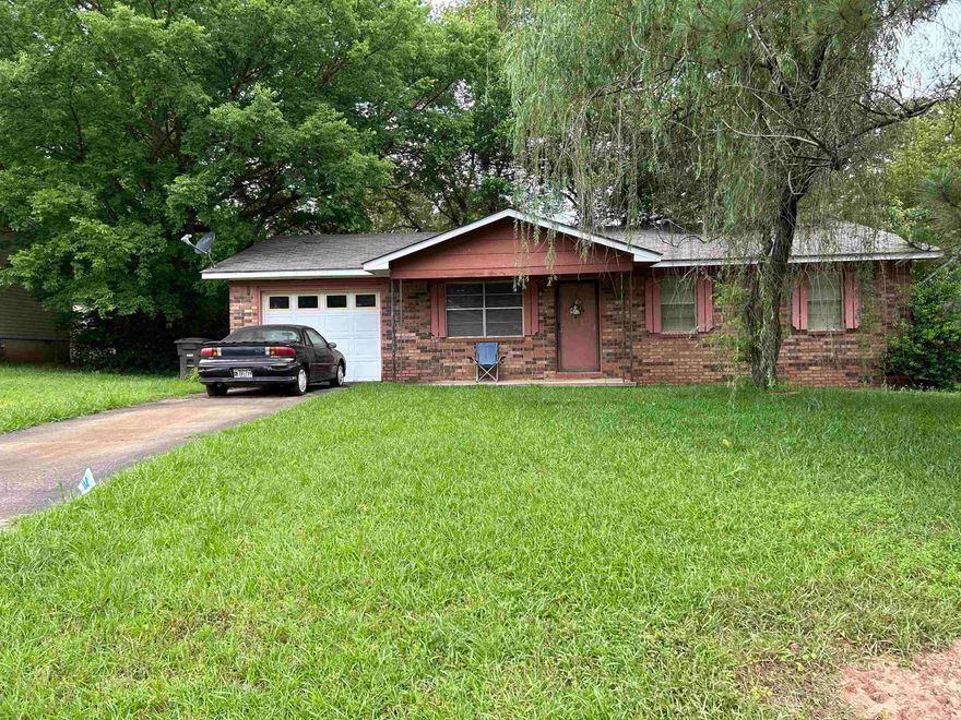 LONG TIME RENTAL HOUSE THAT PRESENT RENTER HAS BEEN IN FOR 20 years ,out of town owners are ready to let someone else own it retiring reason for sale .700 dollars is current rent a little low but low maintenance renter .Solid all brick house with one car garage ROOF 2 years old hot water tank 2 years old .HOUSE IS IN NEED OF UPDATING NEEDS FLOORING ,PAINTING INSIDE ,NEW APPLIANCES ,Great area of nice homes in this are close to new school and LRAFB .MAKE A GREAT HOUSE FOR SOMEONE WITH UPGRADES .APPOINTMENTS TO VIEW WITH RENTER NEED TO BE BETWEEN 3 AND 7 PM SHE WILL BE THERE .