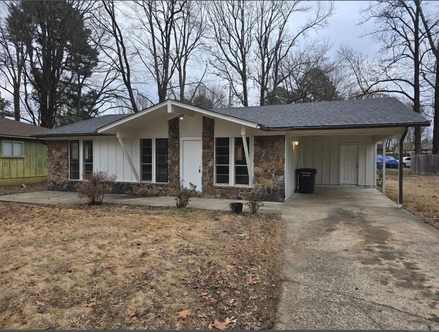 This home updated home will check all the boxes on your list. 3 moderate size bedrooms, two bathrooms and a yard perfect for entertaining. Call to schedule your Private Tour today