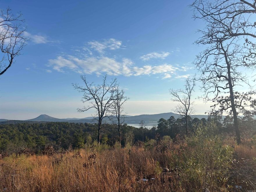 2.91 acre lot with beautiful view of Lake Maumelle, Pinnacle Mountain, and Chenal Mountain.