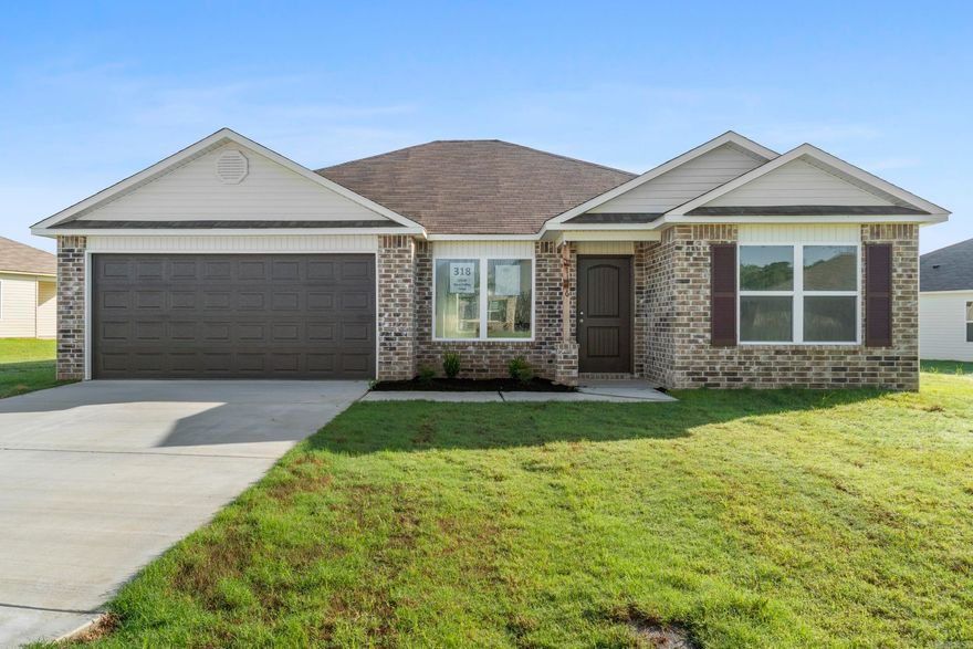 The Carnegie II plan is the 4-bedroom you're looking for! Bedroom 4 is set to the front of the house, which makes it perfect for use as a bedroom, office, craft room, and more! The Master Suite is set to the rear of the home for added privacy. Come tour it today!  Valuable upgrades included in this home: soaker tub/shower combo in Master Bath, plumbing faucet upgrade 2, 8" deep Kitchen sink, 16" laminate bar top in Kitchen, Luxury Vinyl Plank flooring in wet areas and Living Room and adjacent hallways, raised ceilings in Living Areas per municipal requirements, fiberglass exterior doors, Cheyenne style doors, baseboards level 2, double bowl vanity in Master Bath, level 1 ceiling fan in Living Room, full sod, microwave hood in Kitchen.   *** AGENTS, PLEASE SEE SHOWING REMARKS OR AGENT REMARKS FOR VERY IMPORTANT INFORMATION. ***  THIS HOME IS SCHEDULED TO BE COMPLETE IN MID JANUARY 2025.