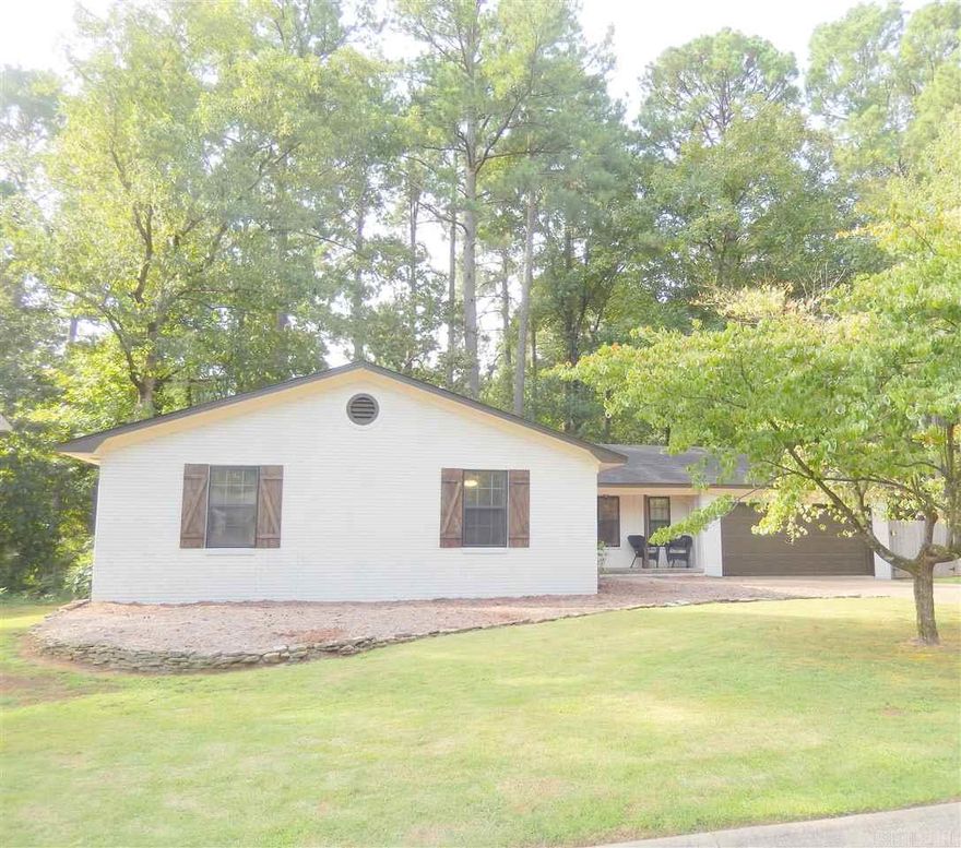 Come see this fantastic 1 level home that is in great condition. Walking distance from swimming pool, tennis courts, & playground. 2 Large living areas. The cook of the home will love the kitchen that has lots of cabinets & plenty counter space that opens up to a large family room with a cozy fireplace. New interior paint & flooring in main living area & dining room. The home offers so much curb appeal w/new exterior paint & shutters. New deck overlooks flat backyard. Minutes from Outlet mall & restaurants.