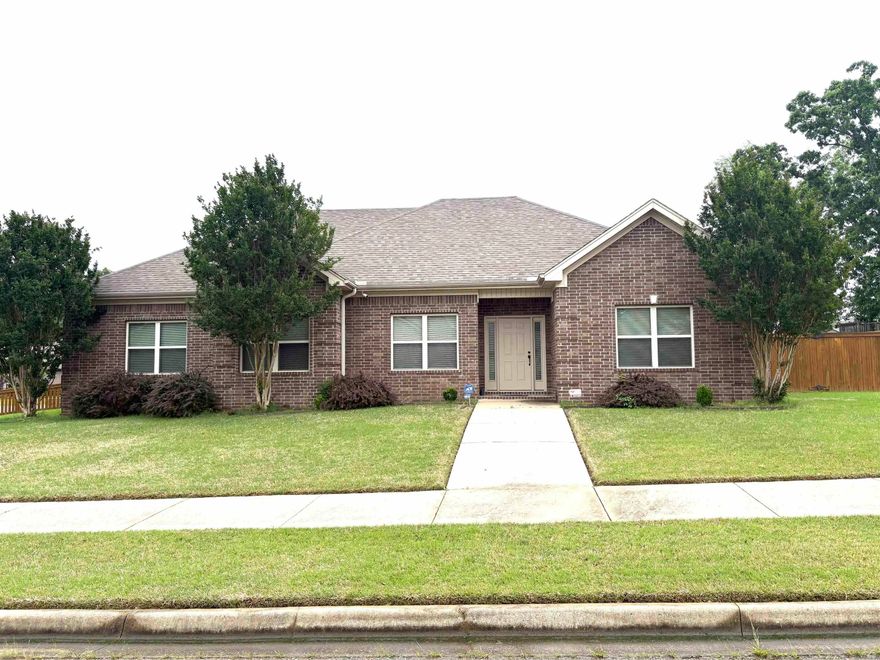 Very nice, well maintained ONE owner home, located in Village East Subdivision. This home sits on a nice size corner lot and features 4 beds and 2 baths. Formal dining room, eat in kitchen, and a great room with a fireplace! Paint is welcoming and neutral. Split bedroom plan and the Primary bedroom is 18x18! Side Load Garage! All appliances stay, to include washer and dryer! New Water Heater will be installed. New Heat Pump installed in 2024. Seller is offering 2-10 Home Buyer Warranty and Seller Paid Closing Cost of up to $6,000.00, with acceptable offer.  *AGENTS, READ AGENT REMARKS* ON SUPRA!
