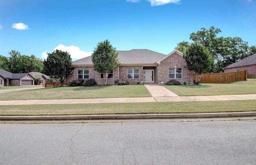 Very nice, well maintained ONE owner home, located in Village East Subdivision. This home sits on a nice size corner lot and features 4 beds and 2 baths. Formal dining room, eat in kitchen, and a great room with a fireplace! Paint is welcoming and neutral. Split bedroom plan and the Primary bedroom is 18x18! Side Load Garage! All appliances stay, to include washer and dryer! New Water Heater will be installed. New Heat Pump installed in 2024. Seller is offering 2-10 Home Buyer Warranty and Seller Paid Closing Cost of up to $6,000.00, with acceptable offer.  *AGENTS, READ AGENT REMARKS* ON SUPRA!
