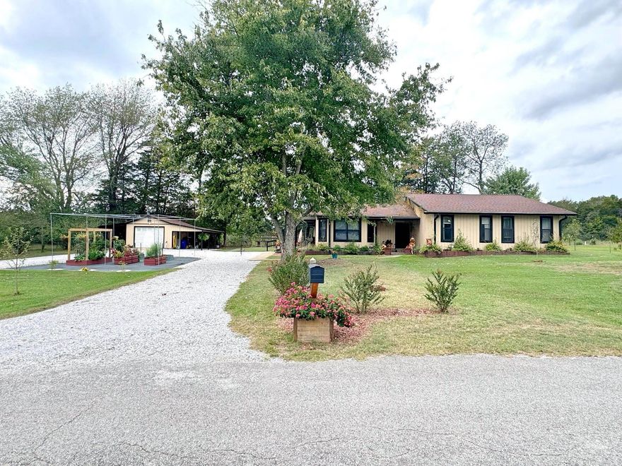 Located on a quiet, established street, this 3 bed, 2 bath home offers 1,747 sq ft on a 0.40 acre lot inside city limits. The kitchen has been updated and opens into a comfortable dining space, and the sunroom is a standout feature—perfect for enjoying natural light year-round.  The home offers a practical layout with all bedrooms on the main level, plus a one-car garage for additional storage. Outside, you’ll find multiple storage buildings, giving you plenty of space for tools, hobbies, or extra equipment.  Appliances include two refrigerators, a freezer, washer, and dryer—all conveying with the property.  If you’re looking for a well-kept home in a peaceful setting with extra storage and functional space, this one is worth a look.