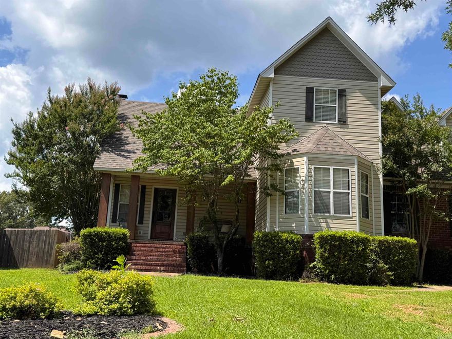 This One-Owner home has been updated and well maintained. Enjoy relaxing in the beautiful backyard with an in-ground pool and patio space!. Kitchen features stainless appliances including French door Refrigerator and double oven range. A large dining space looks out to the inviting pool and patio area. Tall 20’ ceiling in the living and entry areas make this space feel open with lots of natural light. A site built woodburning fireplace has had gas logs added. The main floor has a den with bay window, plus an adjacent office space or nursery. These could be used as a 4th bedroom. Main level bath has been recently updated with walk-in shower. Roof new in 2022. Upstairs hvac replaced in 2019. Pool pump replaced recently. SELLER OFFERING A $3500 UPDATE OR FLOORING ALLOWANCE WITH ACCEPTABLE OFFER.