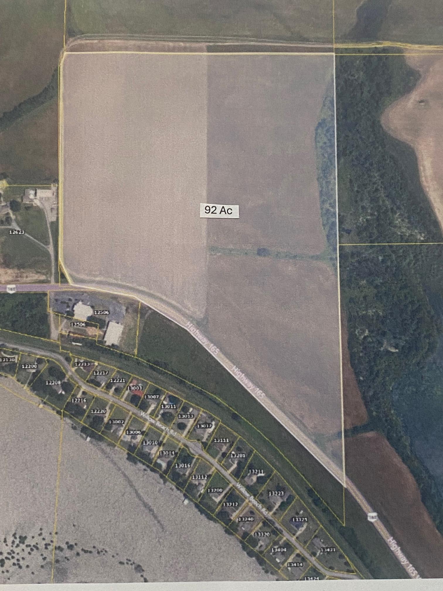 Desirable lot on Hwy 165. Mostly cleared lot Regarding Utilities, Contact Listing Agent