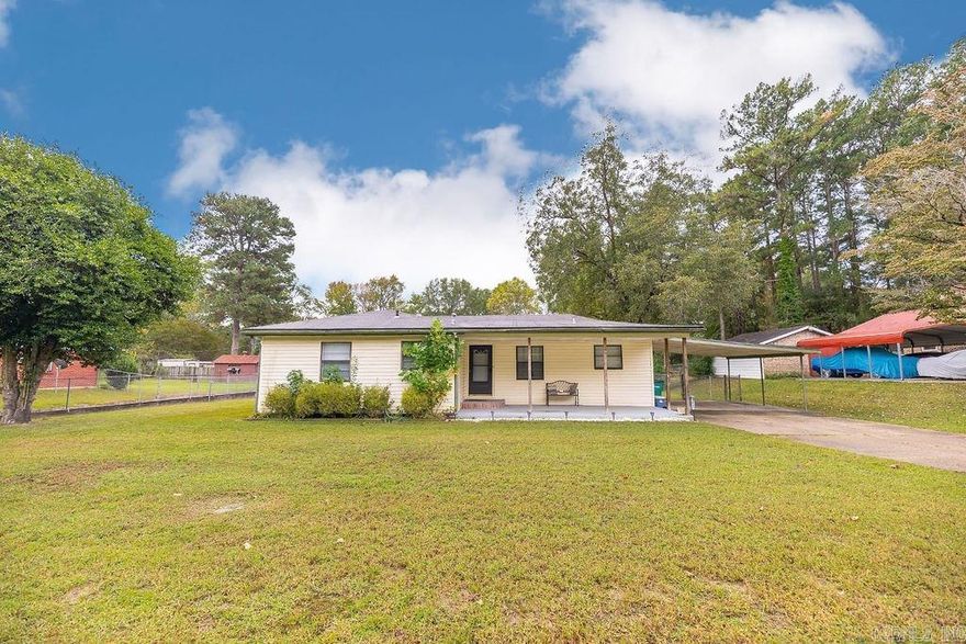 Move-in ready 2 bedroom, 1 bath home with a flexible den or office space and a cozy front porch made for morning coffee. Inside, everything’s been immaculately maintained. Outside, you’ll find a huge fenced backyard and a large storage building for all your extras. This one delivers comfort from day one.