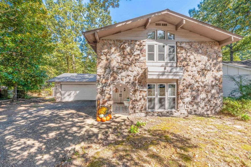 Beautiful 4-Bedroom 2-1/2 Bath Home with Private Park Access! A Unique home offering charm, character, and modern updates throughout. The spacious living room features vaulted beam ceilings, a beautiful stone fireplace, and warm wood-framed doorways that add timeless appeal. The updated, spacious kitchen offers stainless steel appliances, solid surface counters and tons of storage. The additional flex room is perfect for a formal living area, office, or playroom. Upstairs, the primary suite offers vaulted ceilings, abundant natural light, and an updated en-suite bath. All bathrooms have been tastefully remodeled, and every room feels bright and inviting with large windows throughout. Relax in the morning sipping your coffee on your private front porch or fully fenced back yard.  Convenient, private backyard access to Overbrook Park—complete with walk/bike trail, Olympic size, kid-friendly pool, playground, tennis/pickleball courts and Pavilion rentals! A rare find that perfectly blends style, comfort, and convenience. You will find the peaceful feel of a neighborhood, while being close to city amenities! Square foot is approx., please measure.