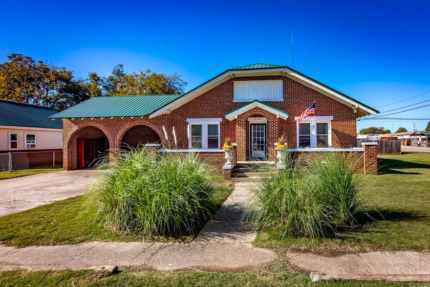 Step into Timeless Charm with this beautifully remodeled home on a Large Corner Lot.  Major updates include Brand-New HVAC, Updated Electrical, New Paint, New Flooring, New Granite Countertops, Updated Bathrooms, Outside Storage Shed, Flex Space and Storm Shelter.  This home is ready for you to move right in and make it your own.  Schedule a showing today!  sqft is approximate.