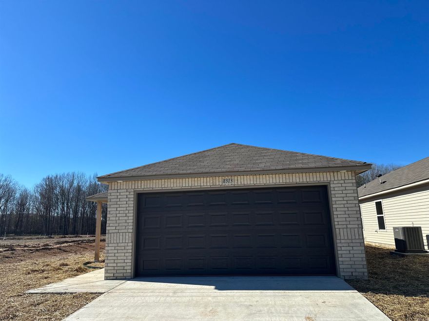 Ridgeland plan  Upgrades in this home: 60" fiberglass standup shower in Master Bath, plumbing faucet upgrade level 2, 8" deep Kitchen sink, 50 gallon water heater, door bell, added cable jack, HVAC rigid duct upgrade, laminate flush bar top in Kitchen, Luxury Vinyl Plank flooring in wet areas and Living Room and adjacent hallways and All Bedrooms including closets, garage door opener, raised ceilings in Living Areas per municipal requirements, Cheyenne style interior doors, baseboards level 2, 25in. wide attic stairs, LED disk lights in Kitchen, full sod, microwave hood in Kitchen, smooth top range.