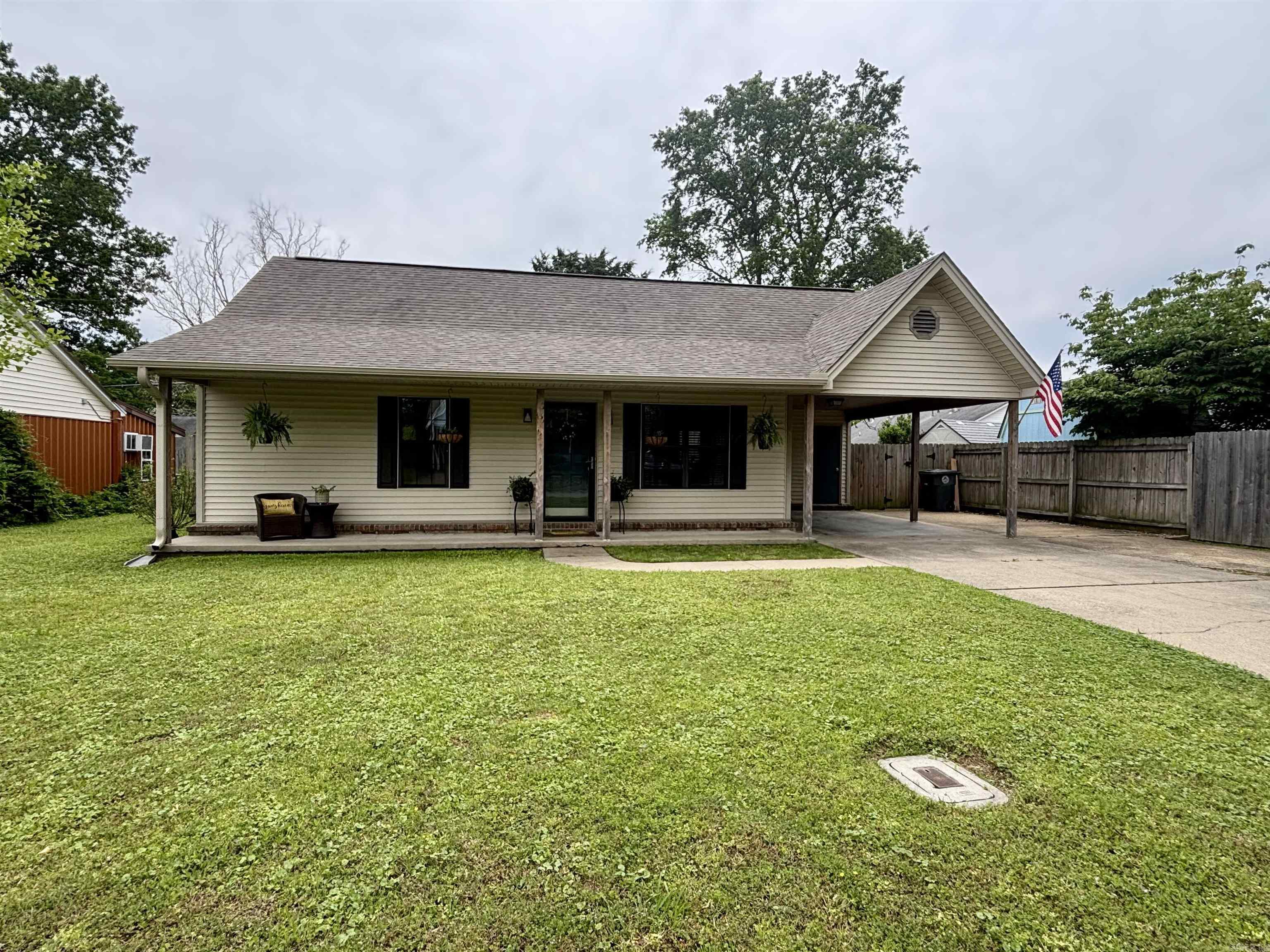 Great 3br/1ba home in a quiet neighborhood. This home has been well-maintained and meticulously cared for. A new roof, hvac, and water heater in 2017. Being at the end of the street you will have plenty of privacy. Nice shed in the back for extra storage. Great space in the backyard for a garden, and lots of room for the kids to play in the fenced in yard. Close to schools, shopping, and a quick jump to get on the bypass and highway for an easy commute. As an added bonus the sellers are leaving the stainless refrigerator with the home. Move-in ready. Call or text for an appt.