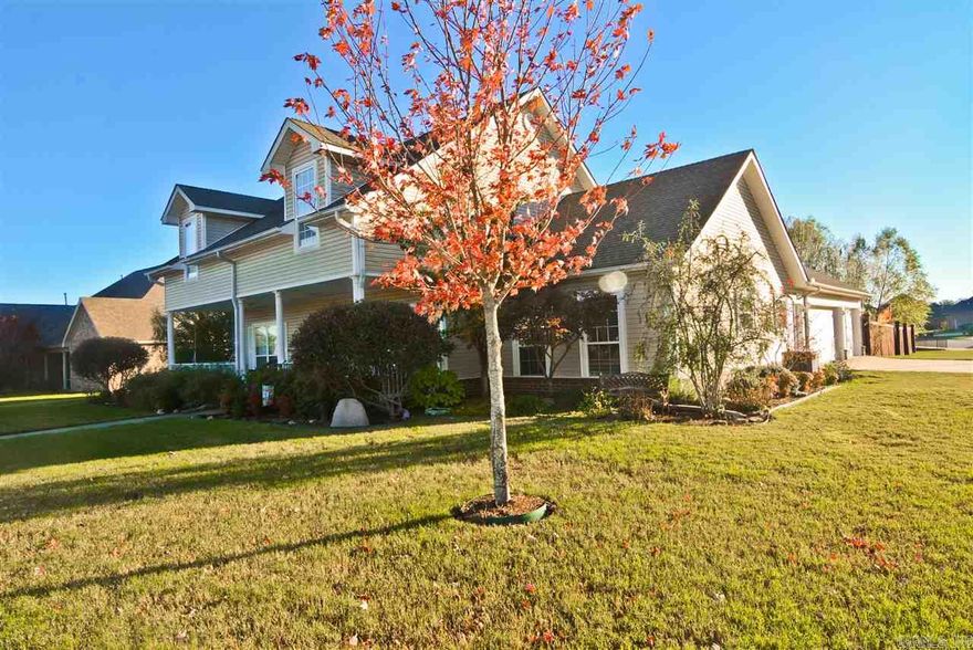 One of a kind!  Open floor plan with plenty of windows and natural light throughout.  Spacious kitchen that opens to a large eat in area with ample cabinets, new granite countertops and tiled back splash.  Oversized bedrooms & large laundry room.  The master has a private doorway to the back with access to the covered patio overlooking the low maintenance in-ground pool.  Outside covered eating area is perfect for entertaining guests.  Fantastic neighborhood!  Bryant Schools.