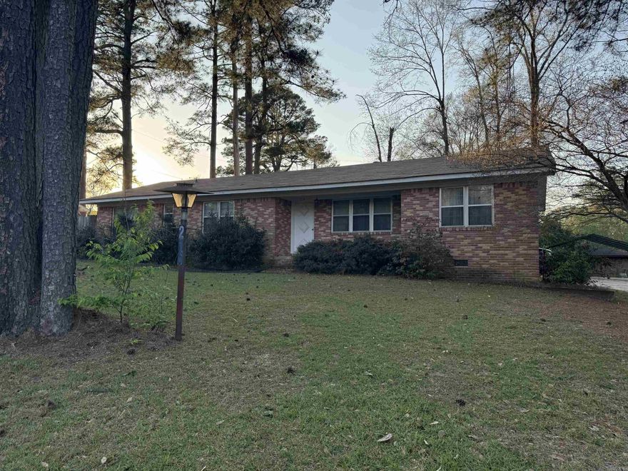 Charming and spacious 4-bedroom, 2-bath ranch-style home offering over 2,100 square feet of comfortable living space. This well-maintained property features classic brick siding and a two-car garage. Inside, you'll find multiple living areas, including a cozy family room with a fireplace, a separate den, and a dedicated home office space, providing flexibility for work, relaxation, or gatherings. The generous floor plan offers room to spread out while maintaining a warm, inviting feel throughout. Situated on a sizeable lot in an established neighborhood, it makes it ideal for growing families or those needing extra room to live and work.