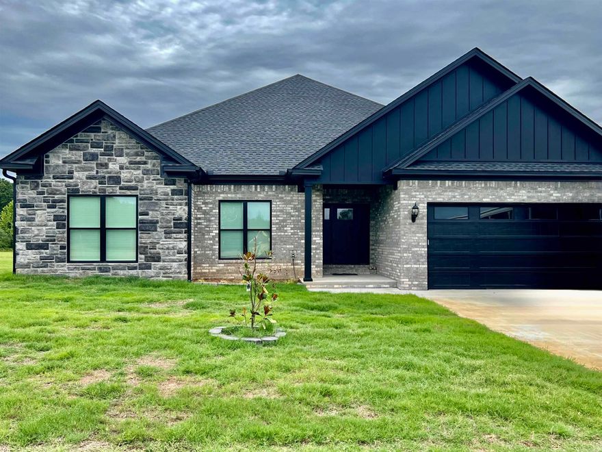 Motivated Seller! BEAUTIFUL COMPLETED NEW CONSTRUCTION HOME READY FOR A NEW OWNER! This home is just on the outskirts of Conway city limits which makes for an easy commute. 4BD 21/2BA open floor plan on 0.80 acres. Split floor plan with Luxury vinyl throughout except tile in the wet areas, Kitchen has quartz countertops with tiled backsplash, 8ft Island bar, custom cabinets with underneath lighting, stainless steel appliances, pantry. Tankless water heater, Master walk in closet, tile shower & Soaker tub, quartz countertops in both bathrooms, Oversized Garage for those with big vehicles or a boat. Covered back porch with patio.This home also comes with REFRIGERATOR, WASHER, and DRYER. This home qualifies for Rural Development (100% financing). The road has been paved. This home is a must see!